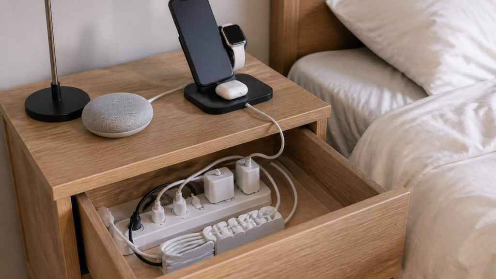 How to Organize Nightstand Cables: A Clean Setup Guide