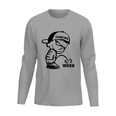 Fishing And Work Men Long Sleeve Shirt