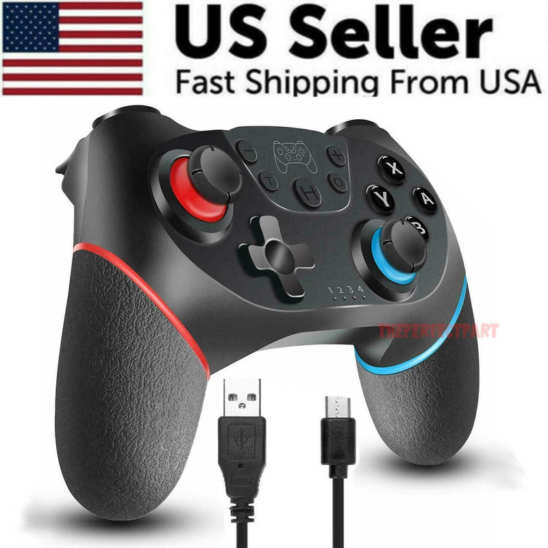 Wireless Pro Controller for Nintendo Switch – Bluetooth, Gyro, Turbo & Rumble