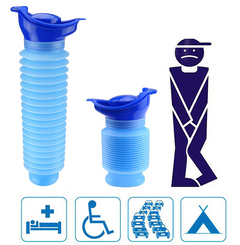 Portable Urinal for Men & Women – 750ml, Reusable, Travel & Camping