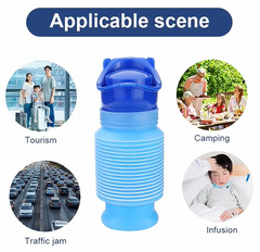 Portable Urinal for Men & Women – 750ml, Reusable, Travel & Camping
