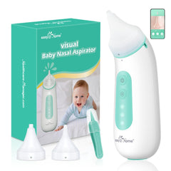 Electric Baby Nasal Aspirator with Camera – App-Controlled, 3 Suction Levels