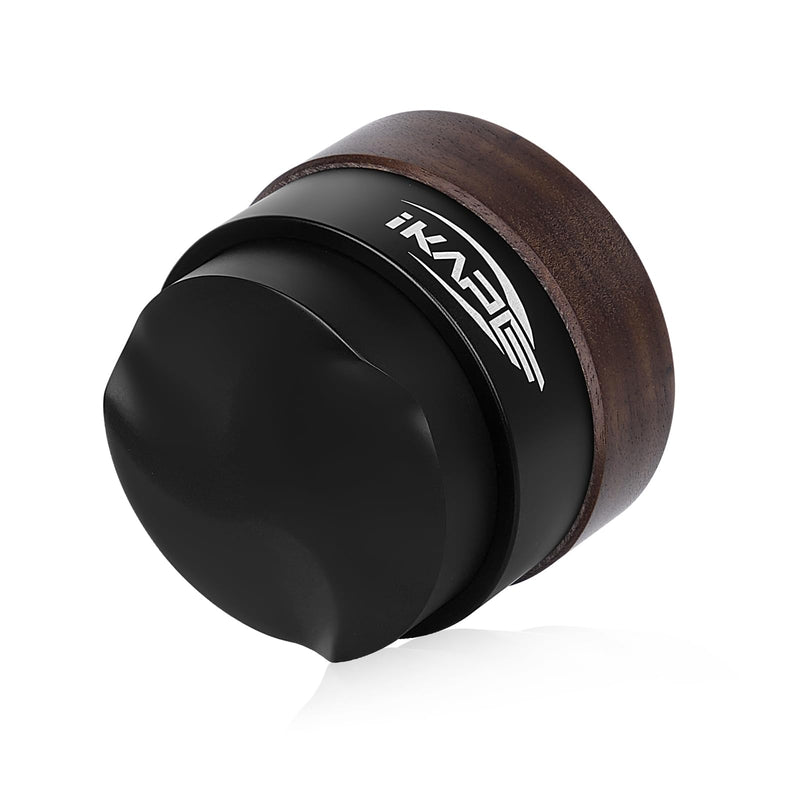 IKAPE 58mm Espresso Distributor – Gravity-Adaptive, Wooden Handle