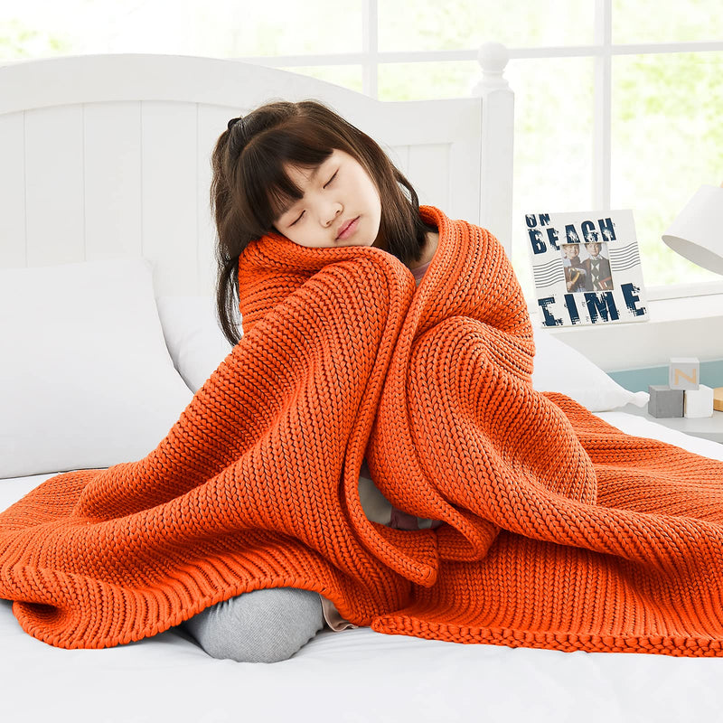Chunky Knit Weighted Blanket – 50