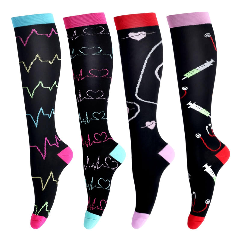 Compression Socks for Women & Men – Knee-High, Fun Patterns