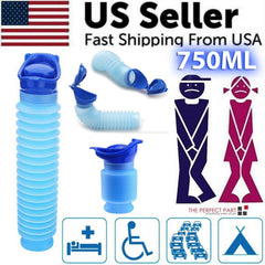 Portable Urinal for Men & Women – 750ml, Reusable, Travel & Camping